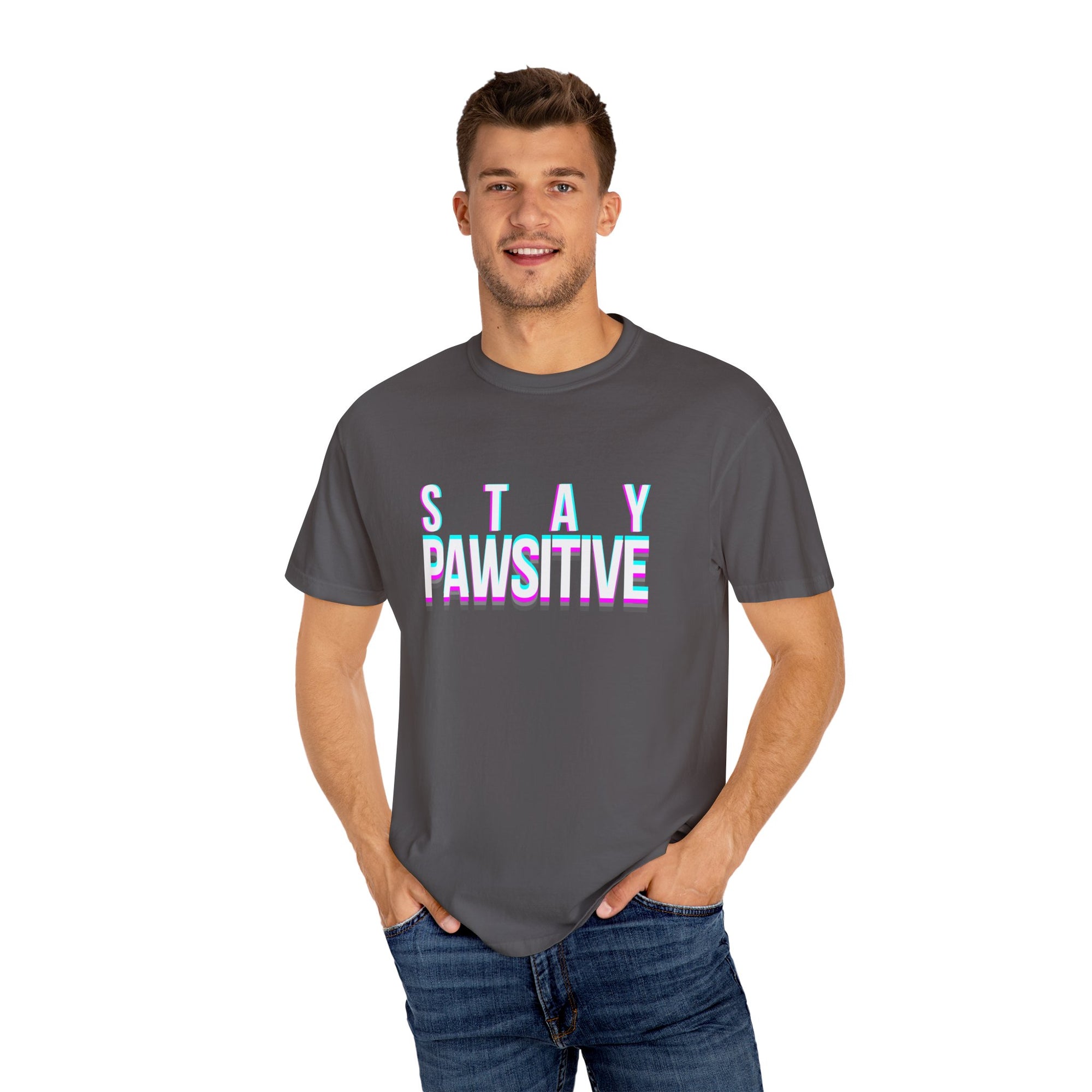 Glitch Paw-sitivity Unisex T-shirt