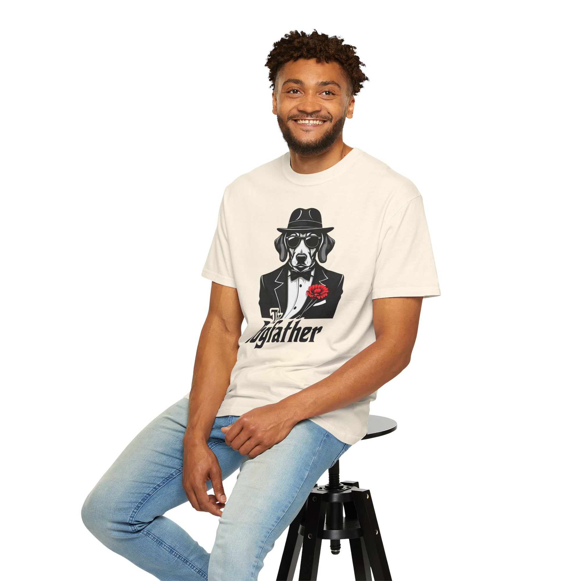 The Dogfather T-shirt - White/Ivory Tee
