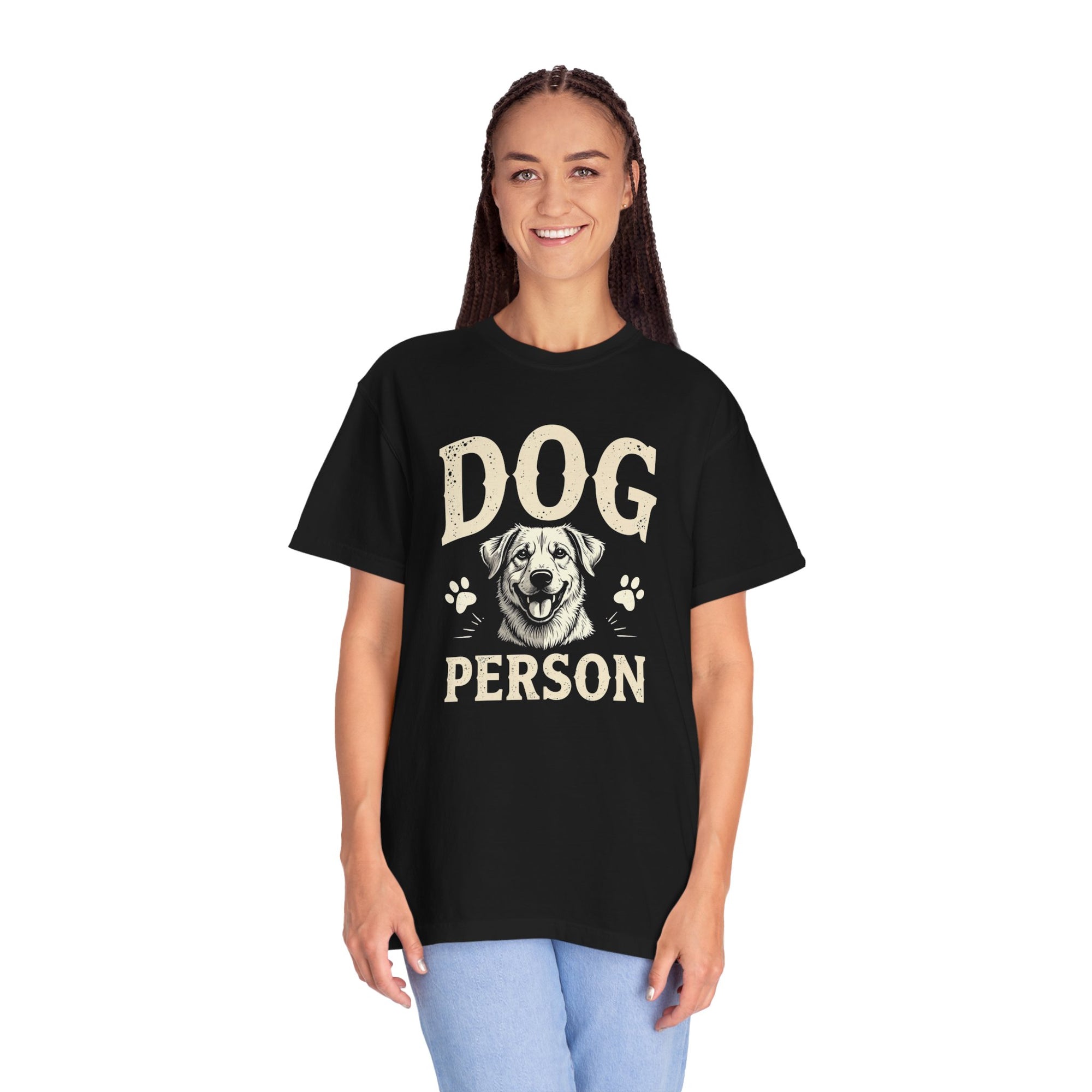 Dog Person Unisex T-Shirt - Vintage-Inspired Graphic Tee for Dog Lovers