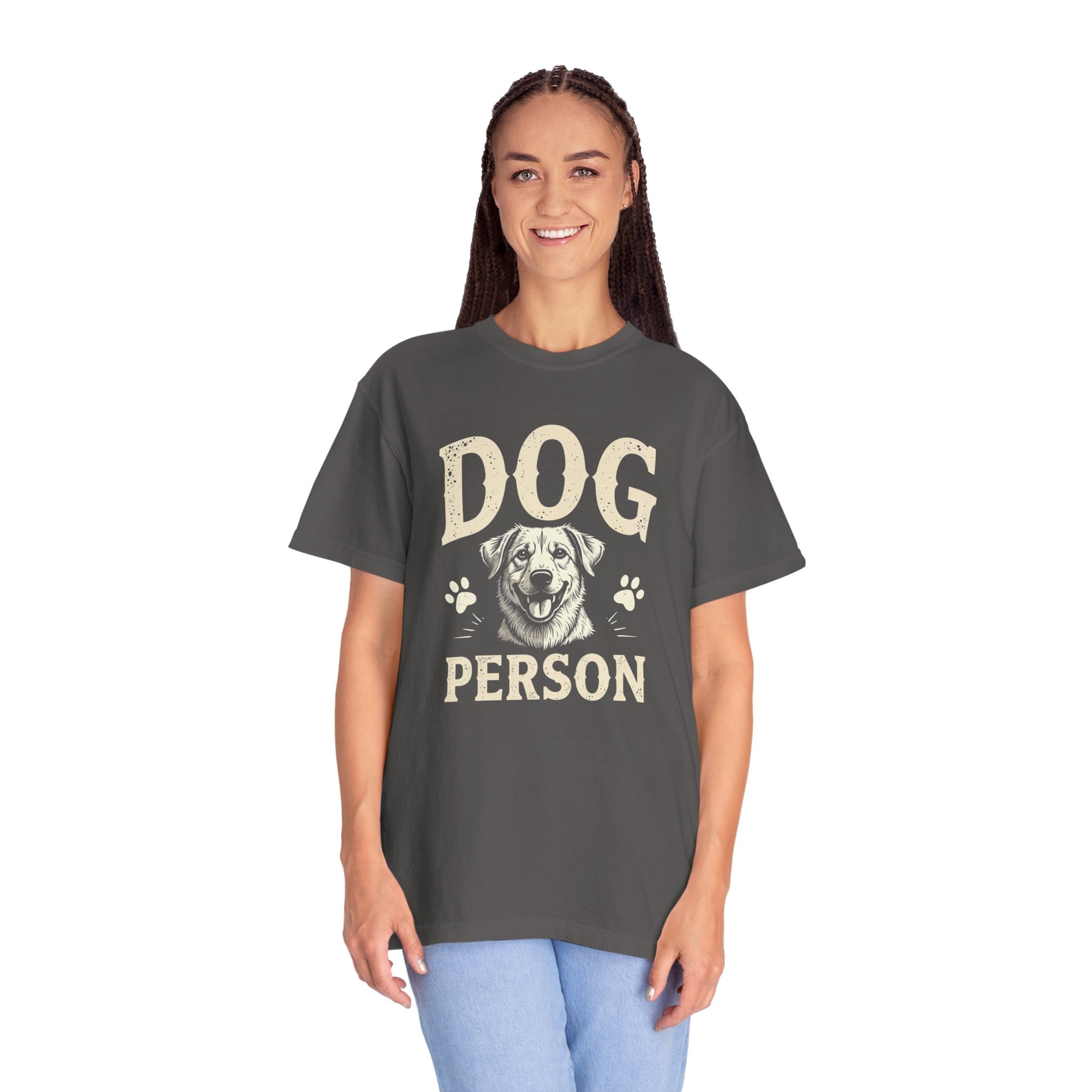 Dog Person Unisex T-Shirt - Vintage-Inspired Graphic Tee for Dog Lovers