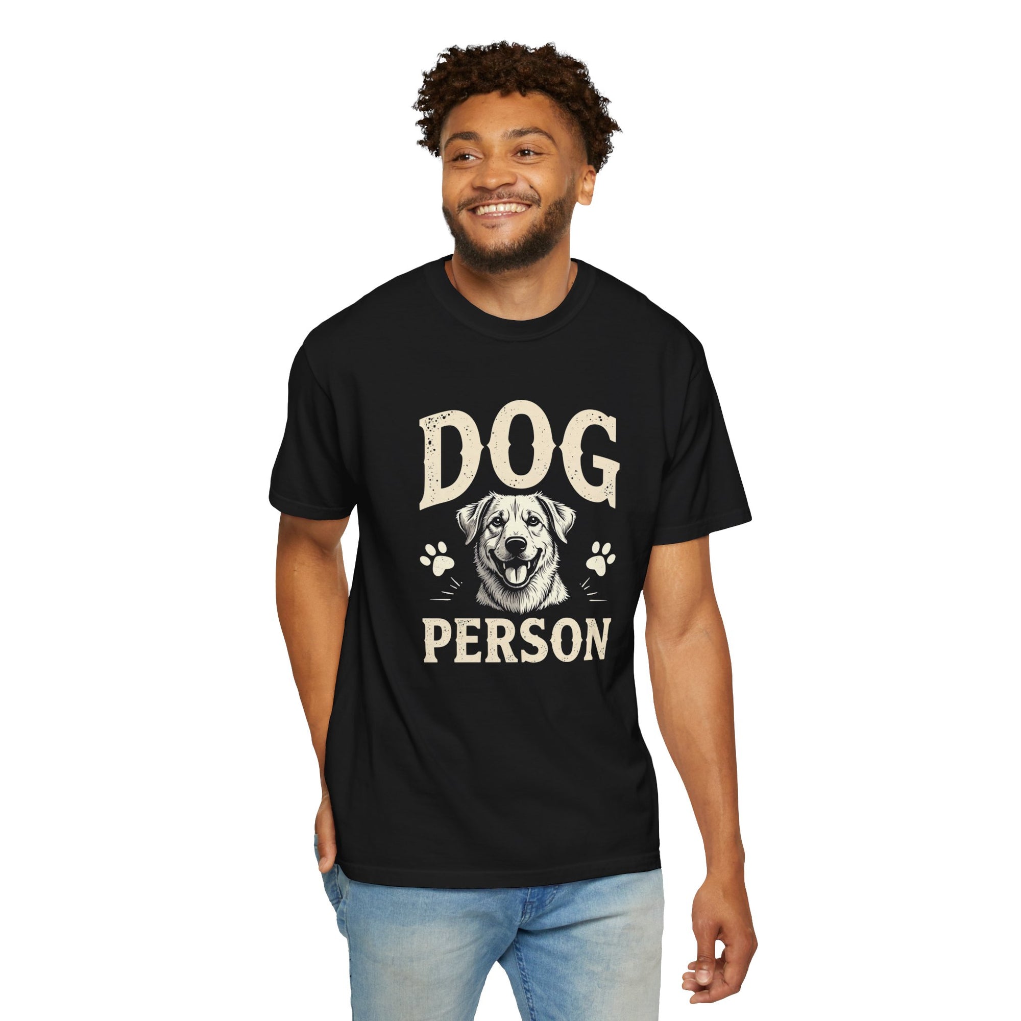 Dog Person Unisex T-Shirt - Vintage-Inspired Graphic Tee for Dog Lovers