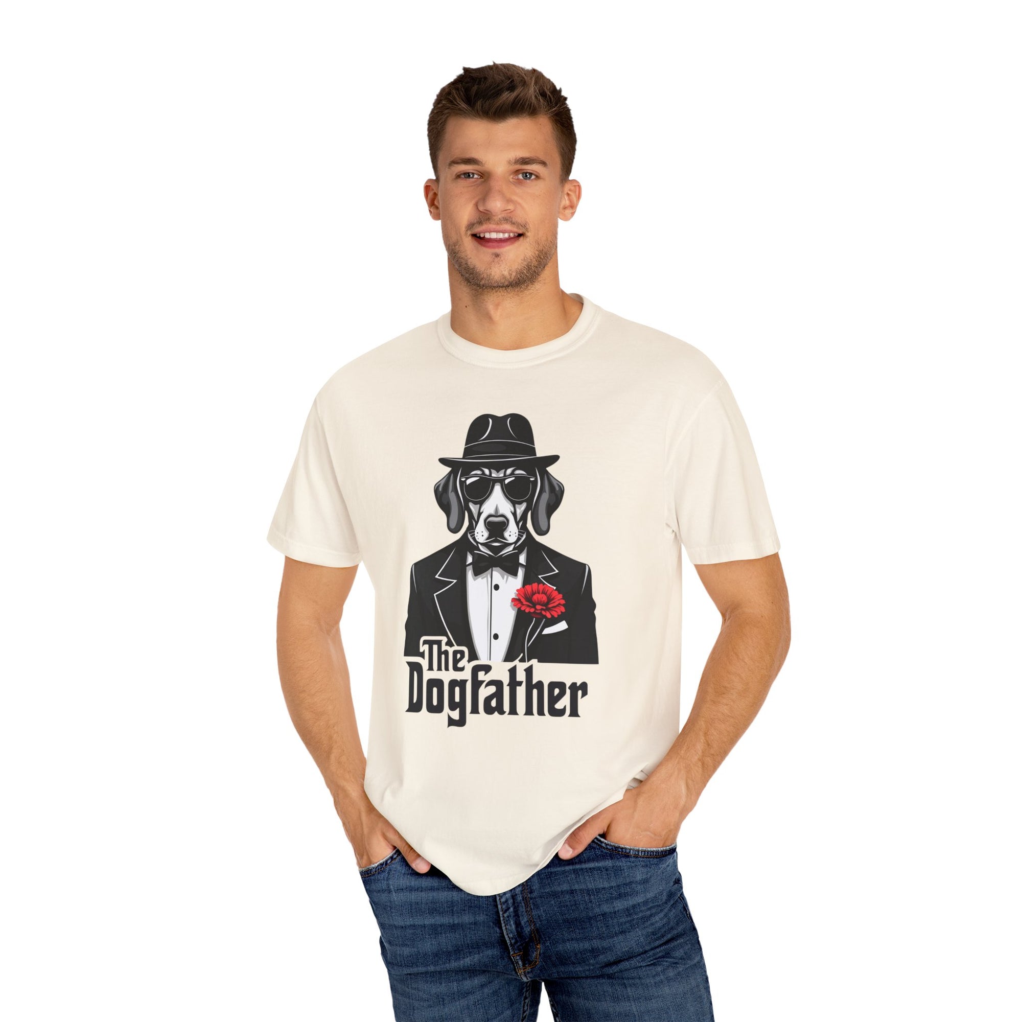 The Dogfather T-shirt - White/Ivory Tee