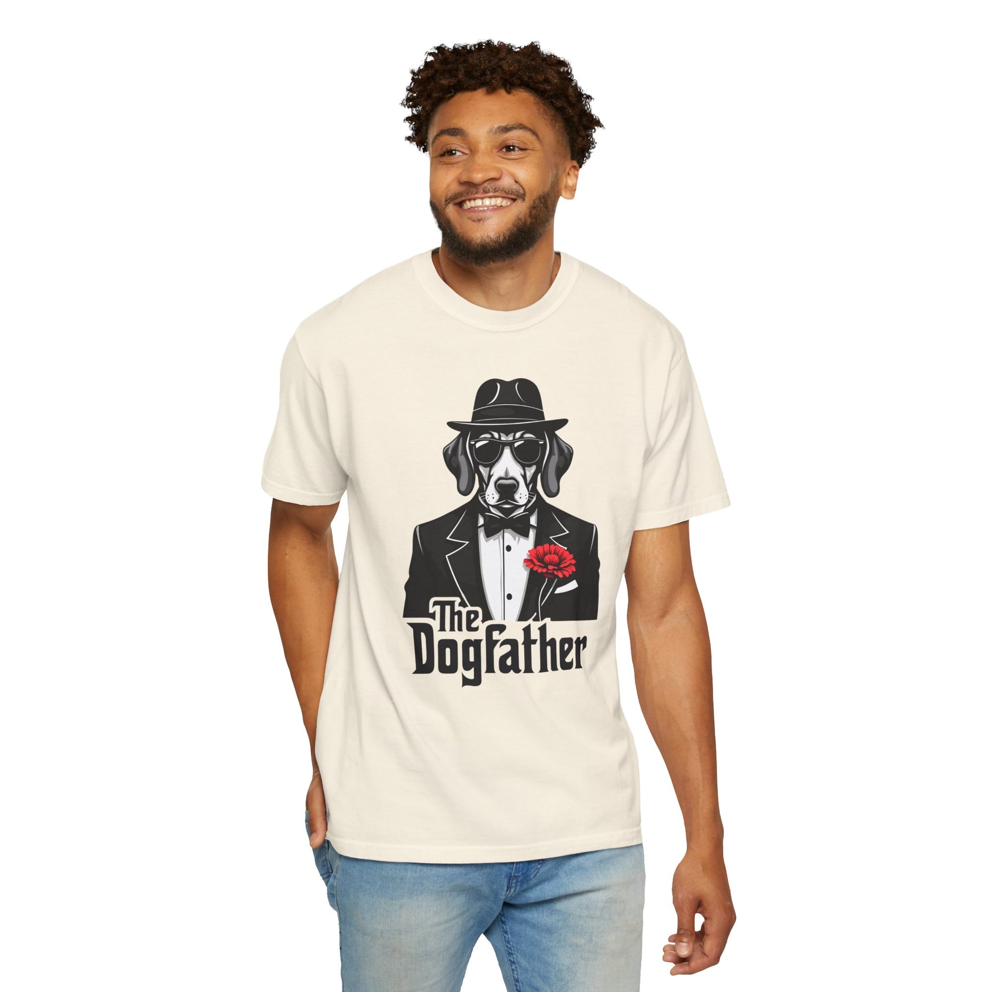 The Dogfather T-shirt - White/Ivory Tee