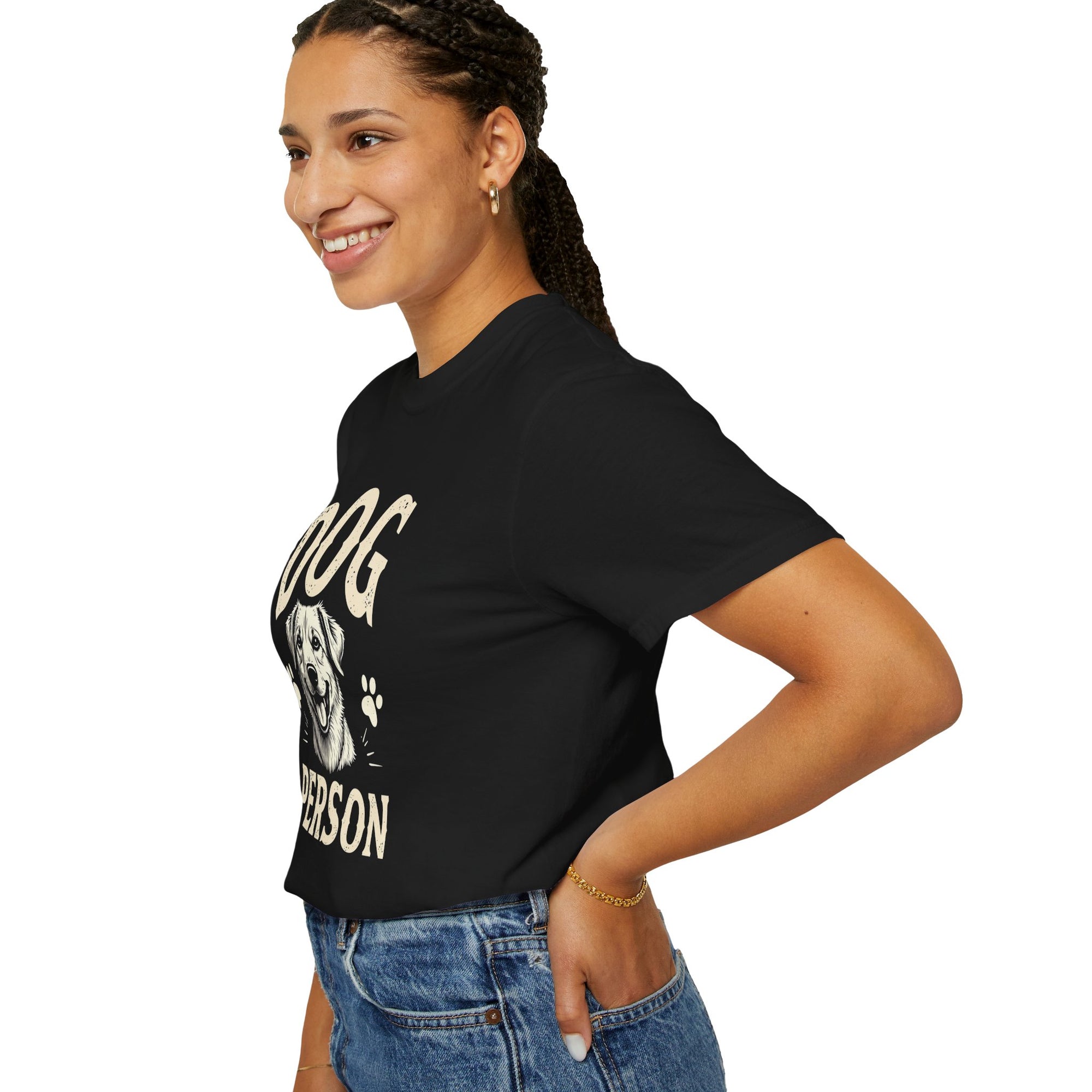 Dog Person Unisex T-Shirt - Vintage-Inspired Graphic Tee for Dog Lovers