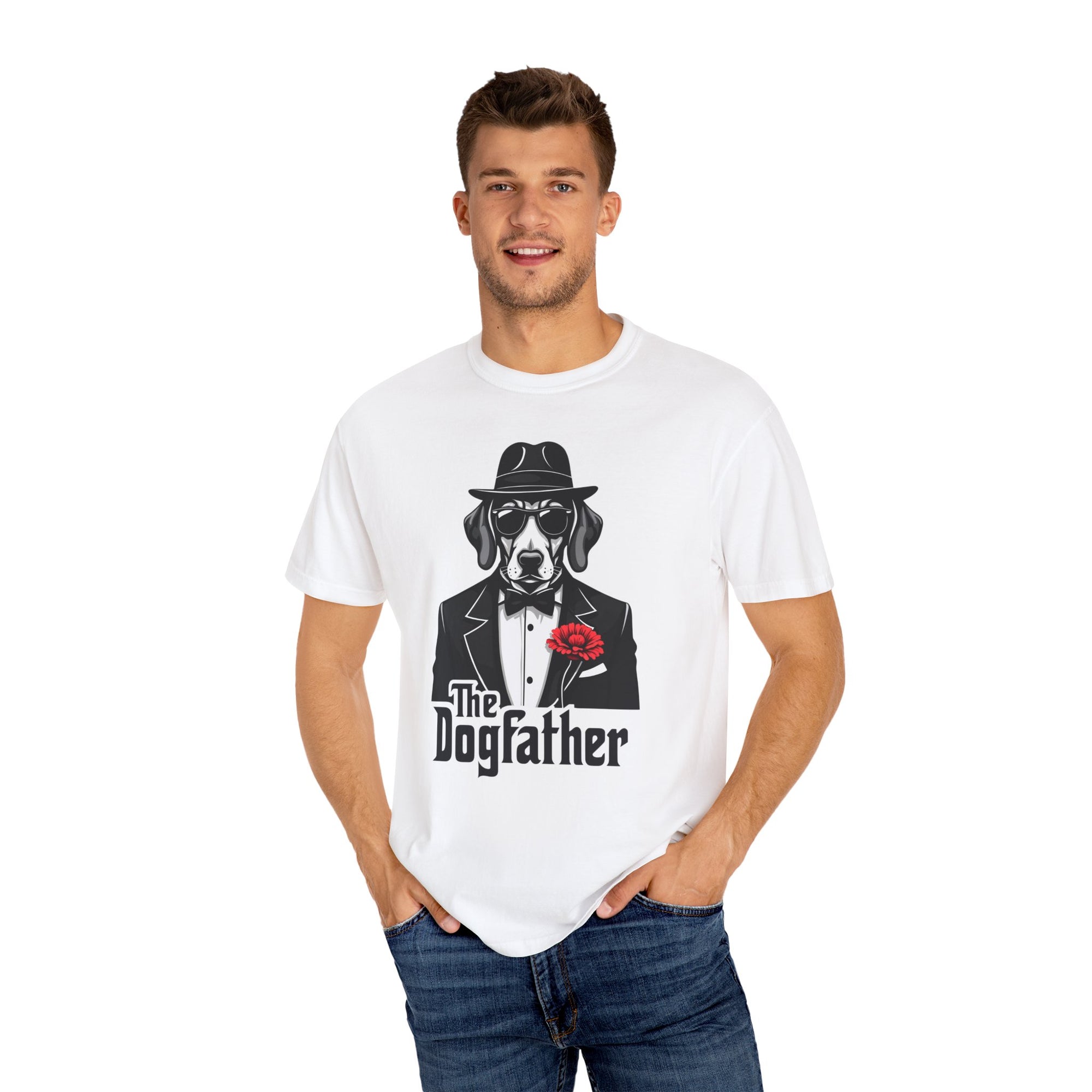 The Dogfather T-shirt - White/Ivory Tee