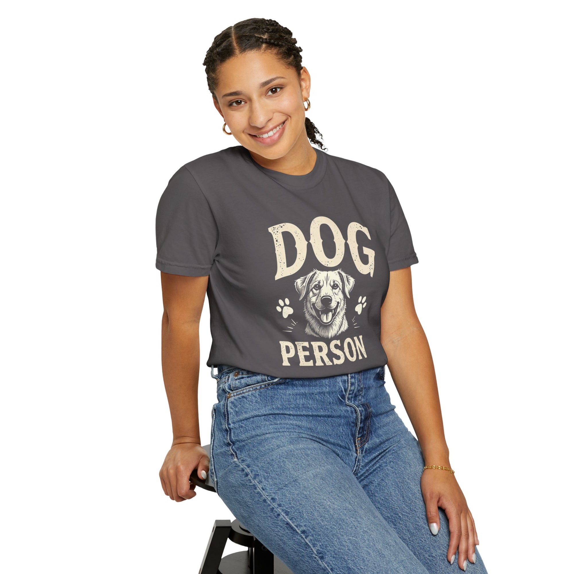 Dog Person Unisex T-Shirt - Vintage-Inspired Graphic Tee for Dog Lovers