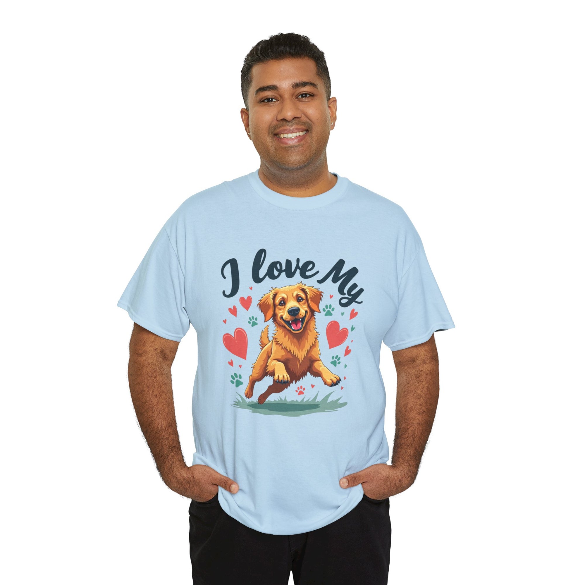 Golden Retriever Cartoon T-Shirt