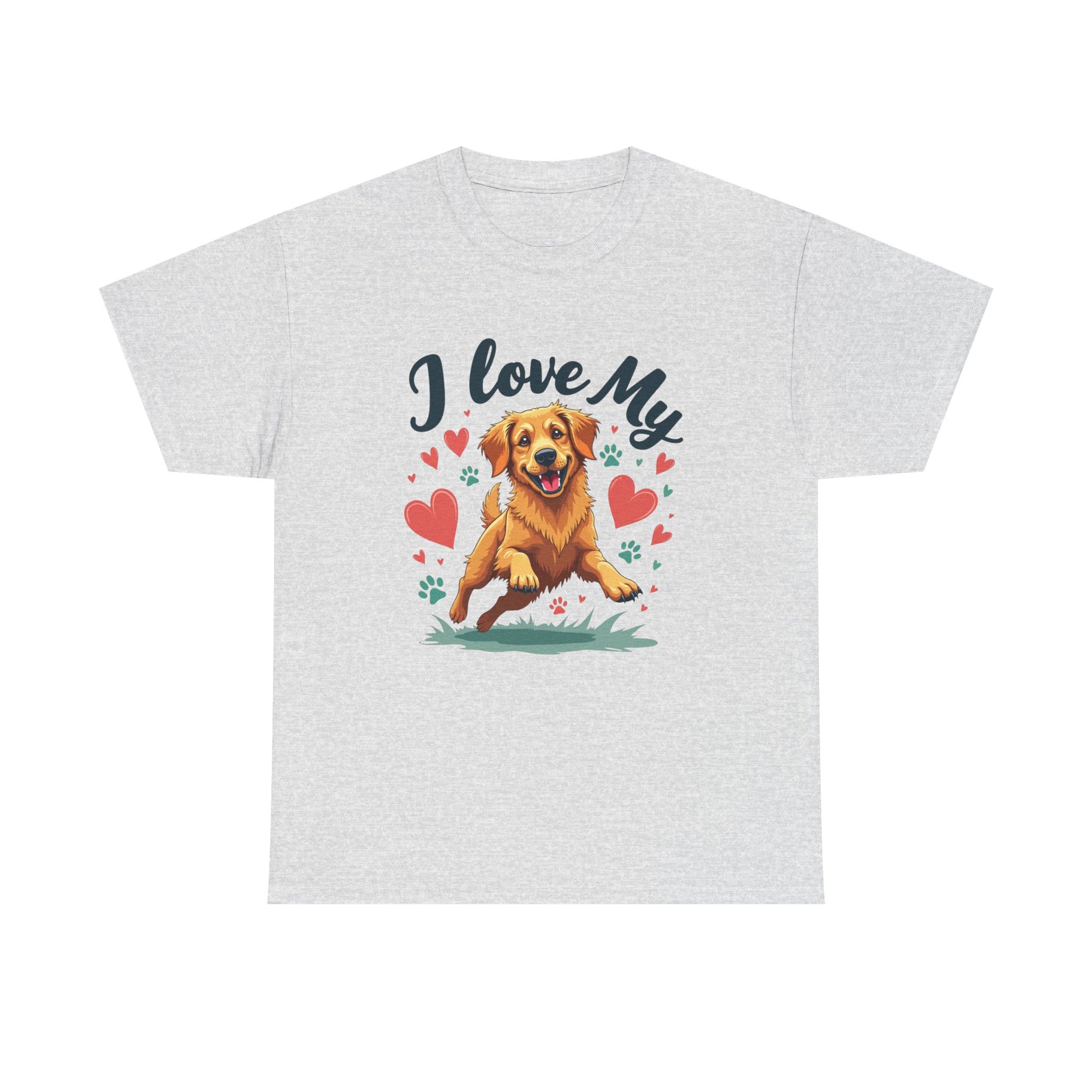 Golden Retriever Cartoon T-Shirt