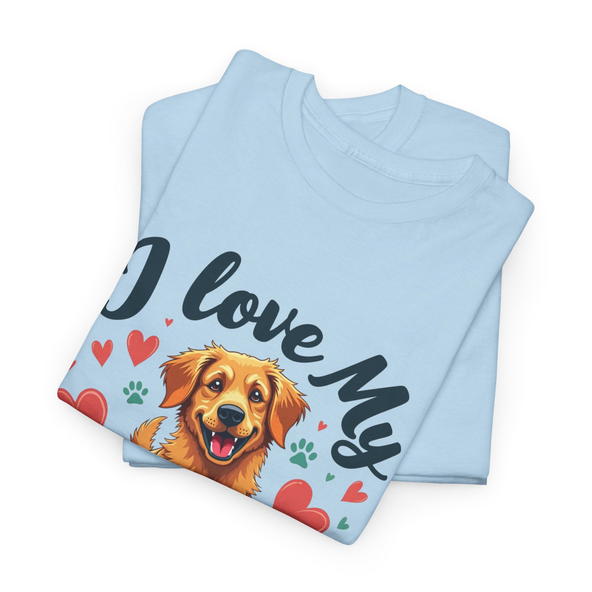 Golden Retriever Cartoon T-Shirt