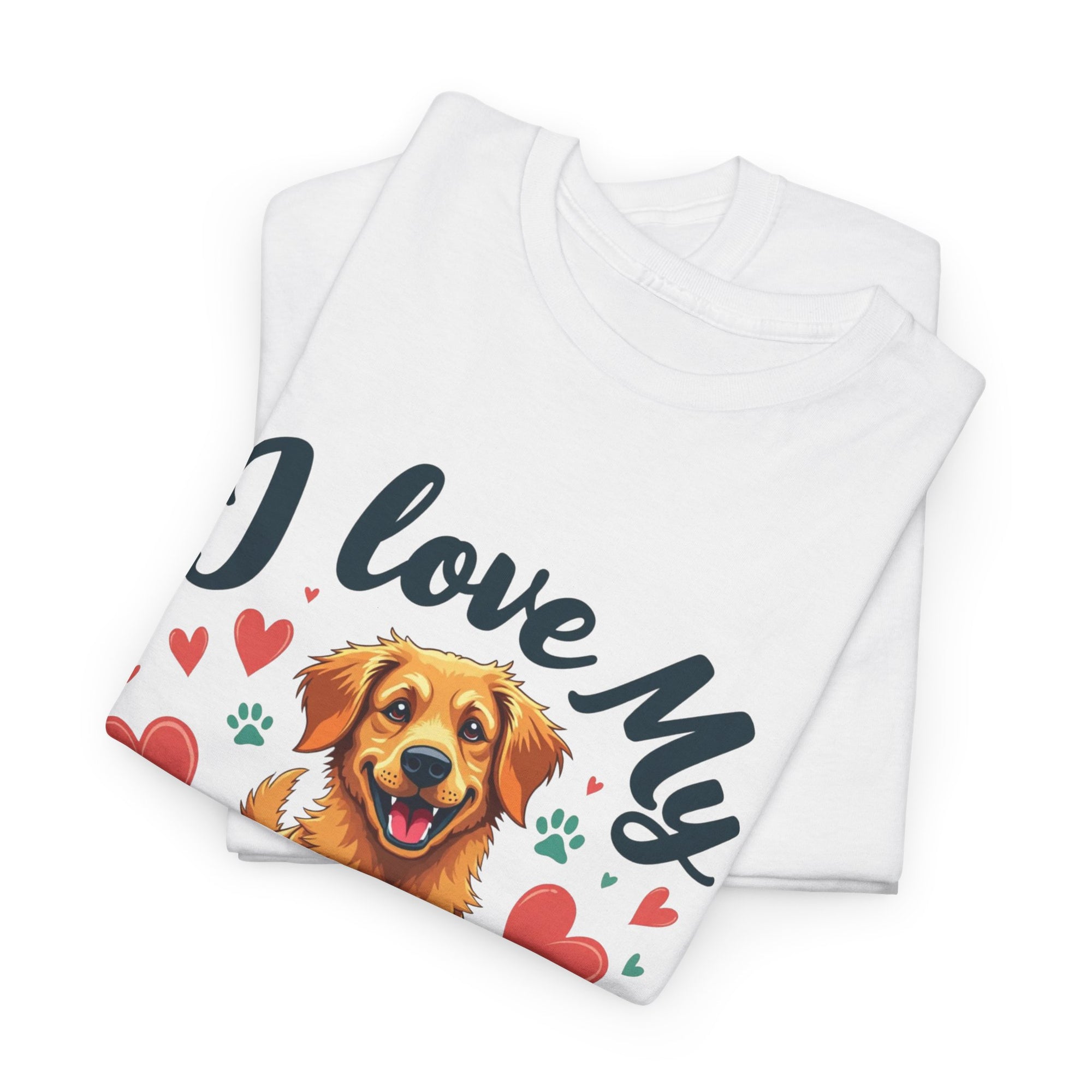 Golden Retriever Cartoon T-Shirt