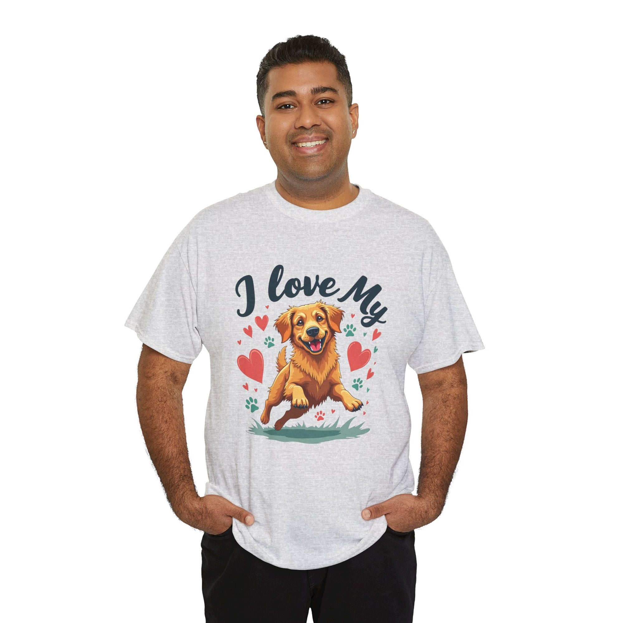 Golden Retriever Cartoon T-Shirt