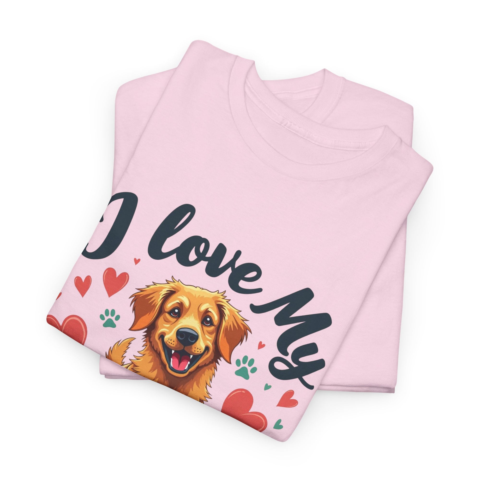Golden Retriever Cartoon T-Shirt