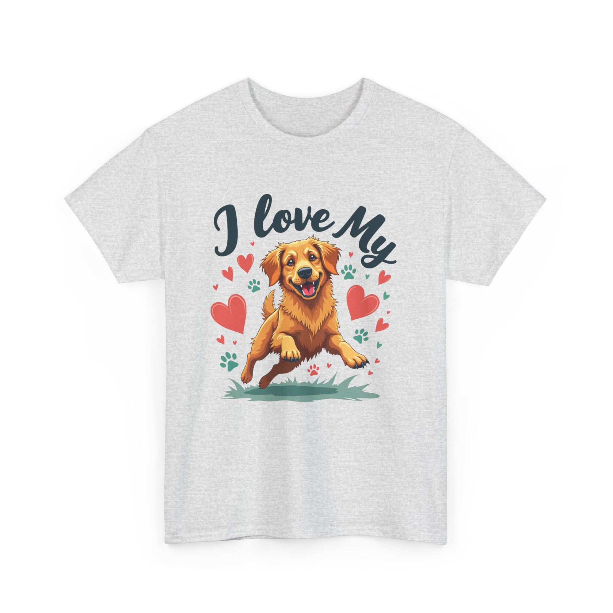 Golden Retriever Cartoon T-Shirt